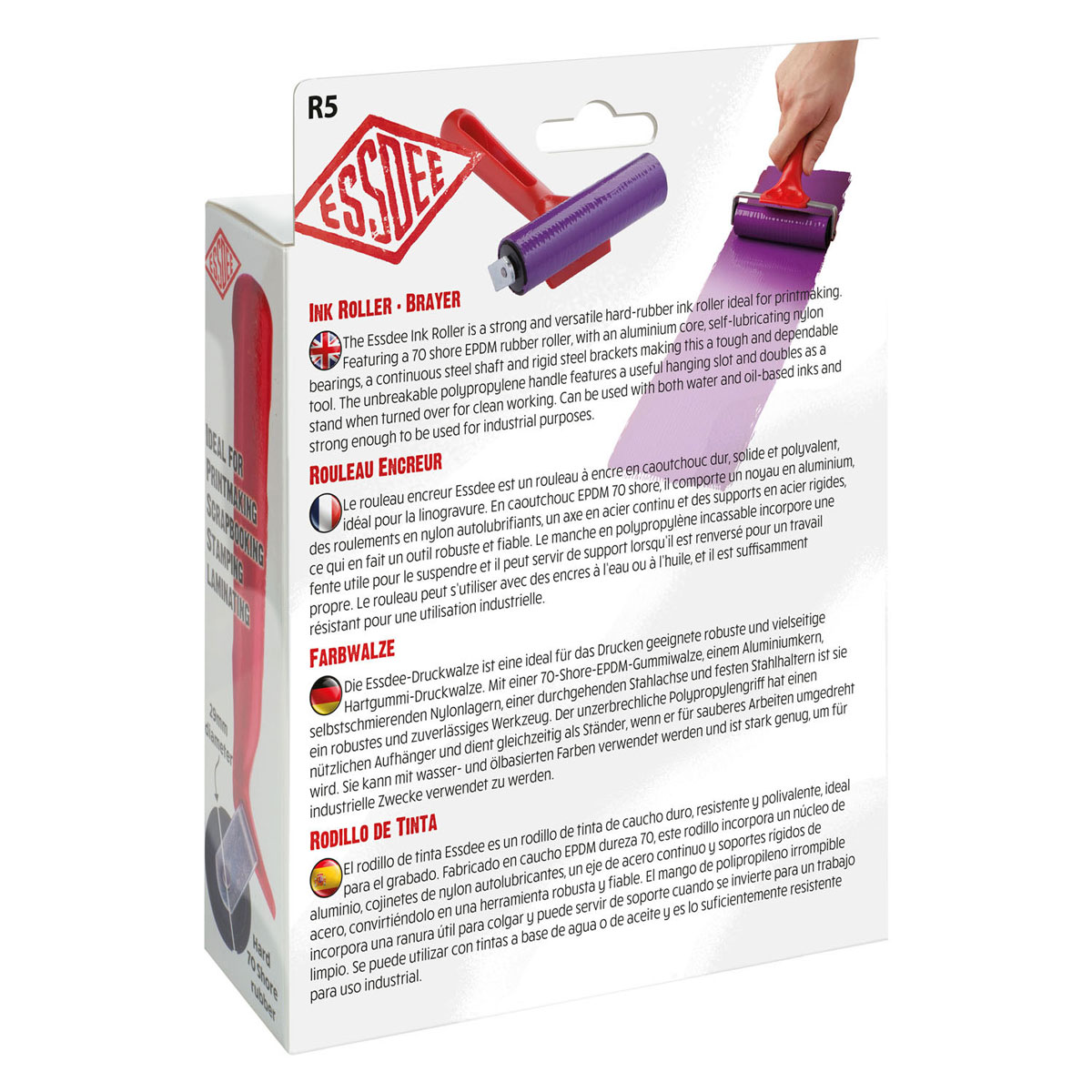 Rouleau encreur Essdee 150 mm