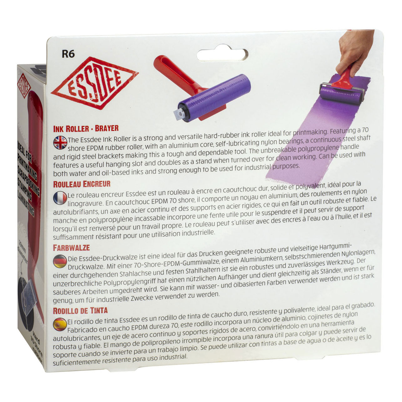 Rouleau encreur Essdee 200 mm