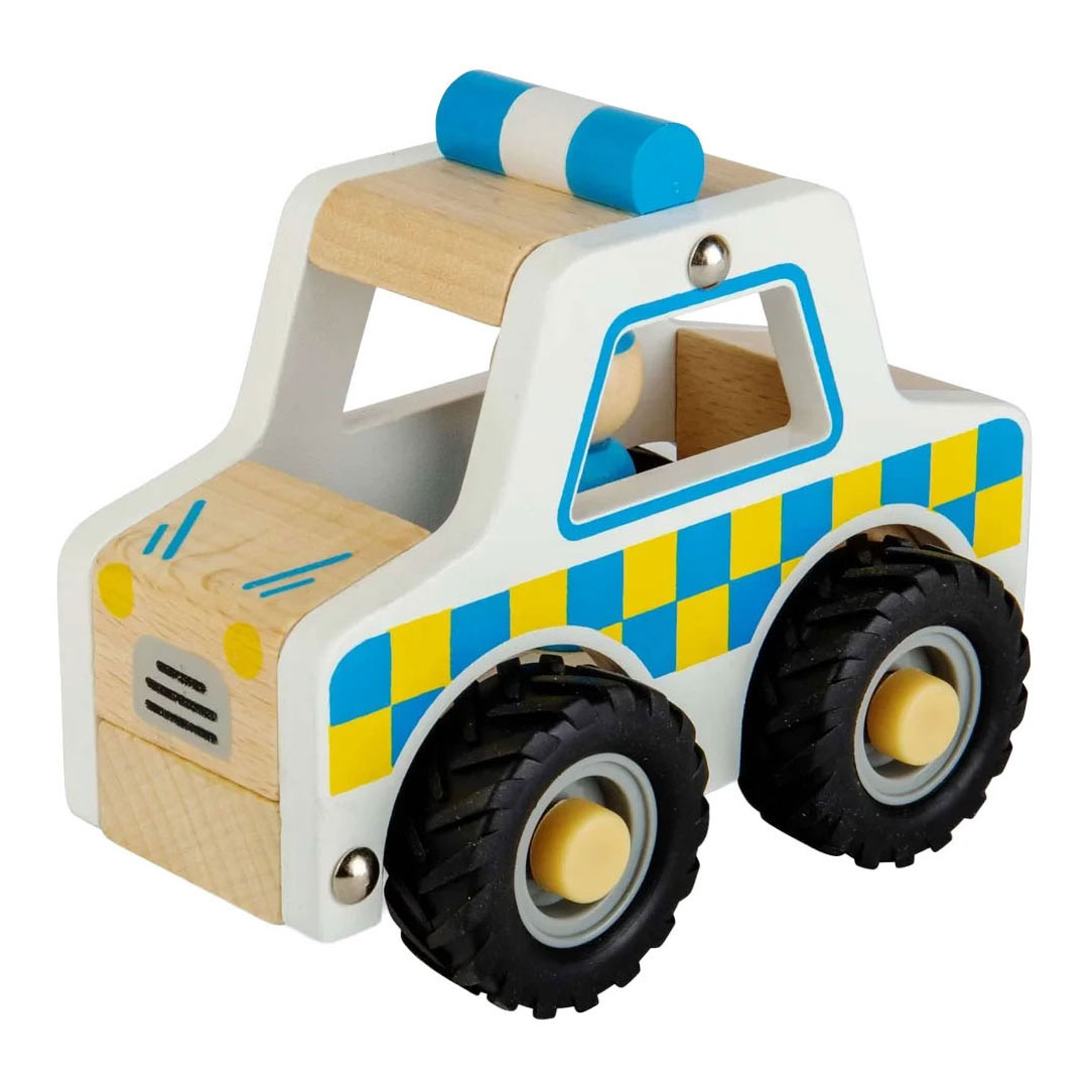 Bigjigs Houten Politie Auto