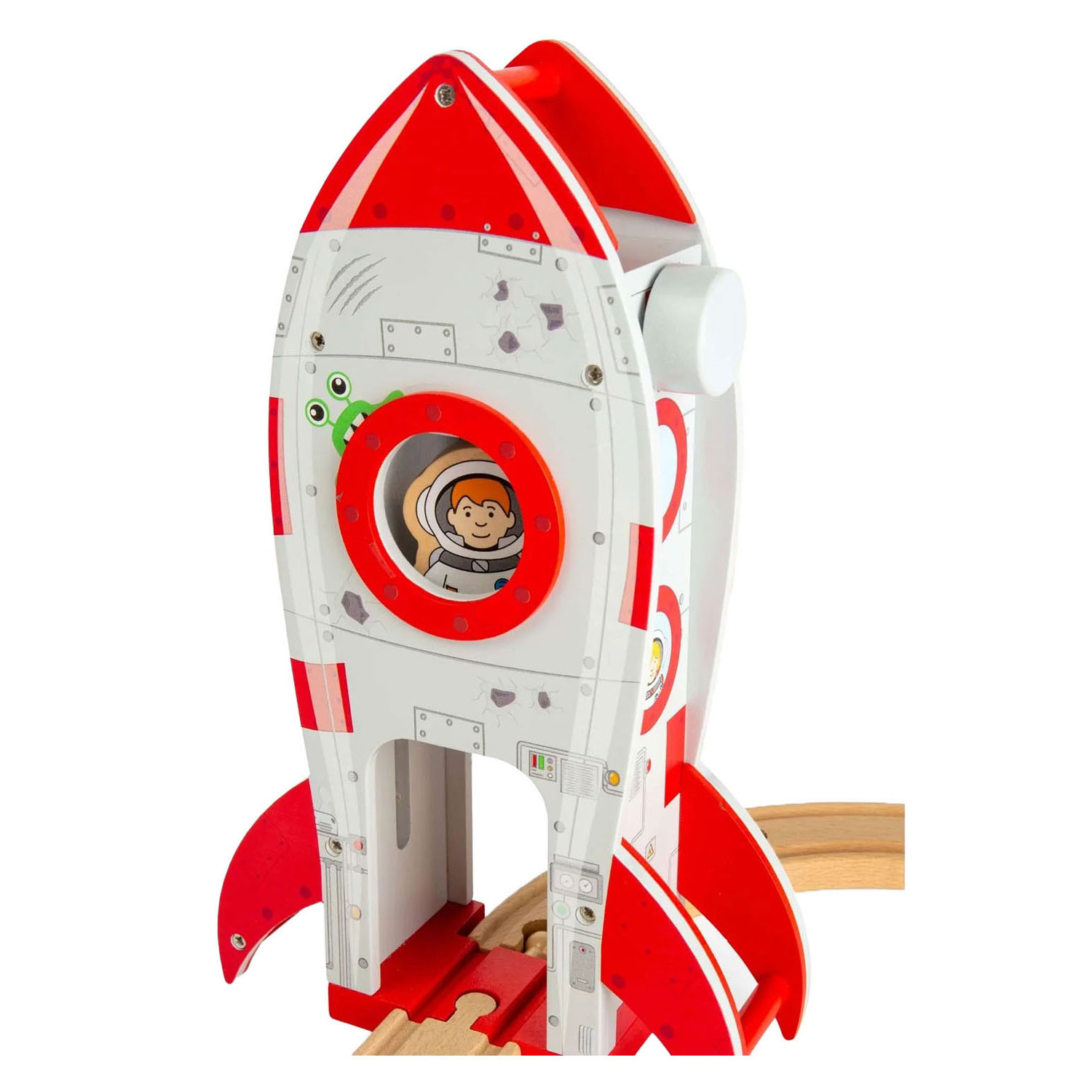 Rails en bois Bigjigs - Rocket
