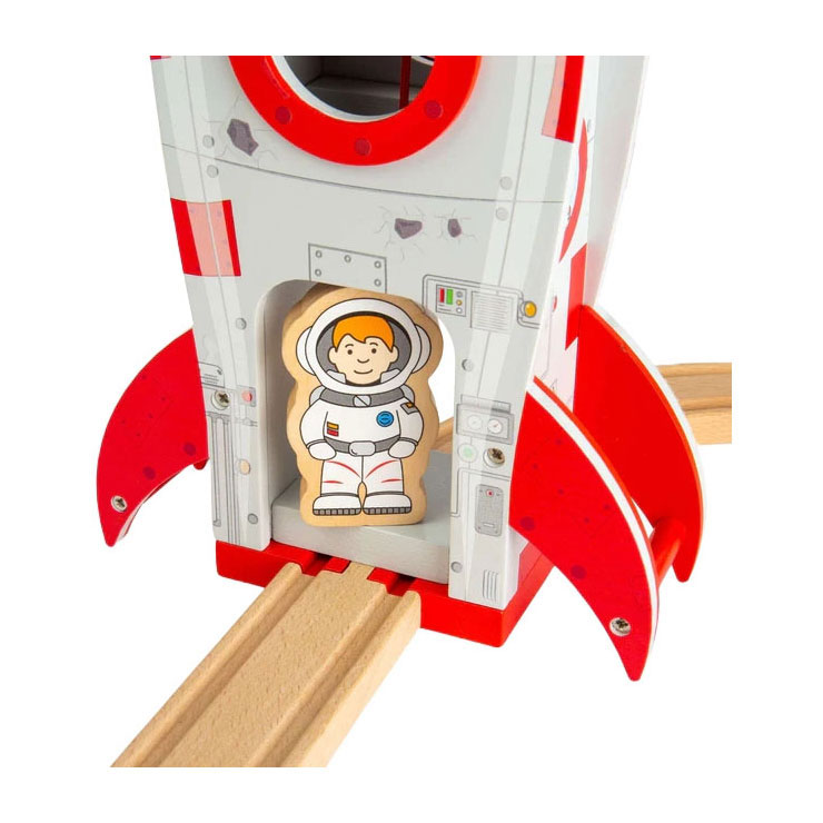 Rails en bois Bigjigs - Rocket