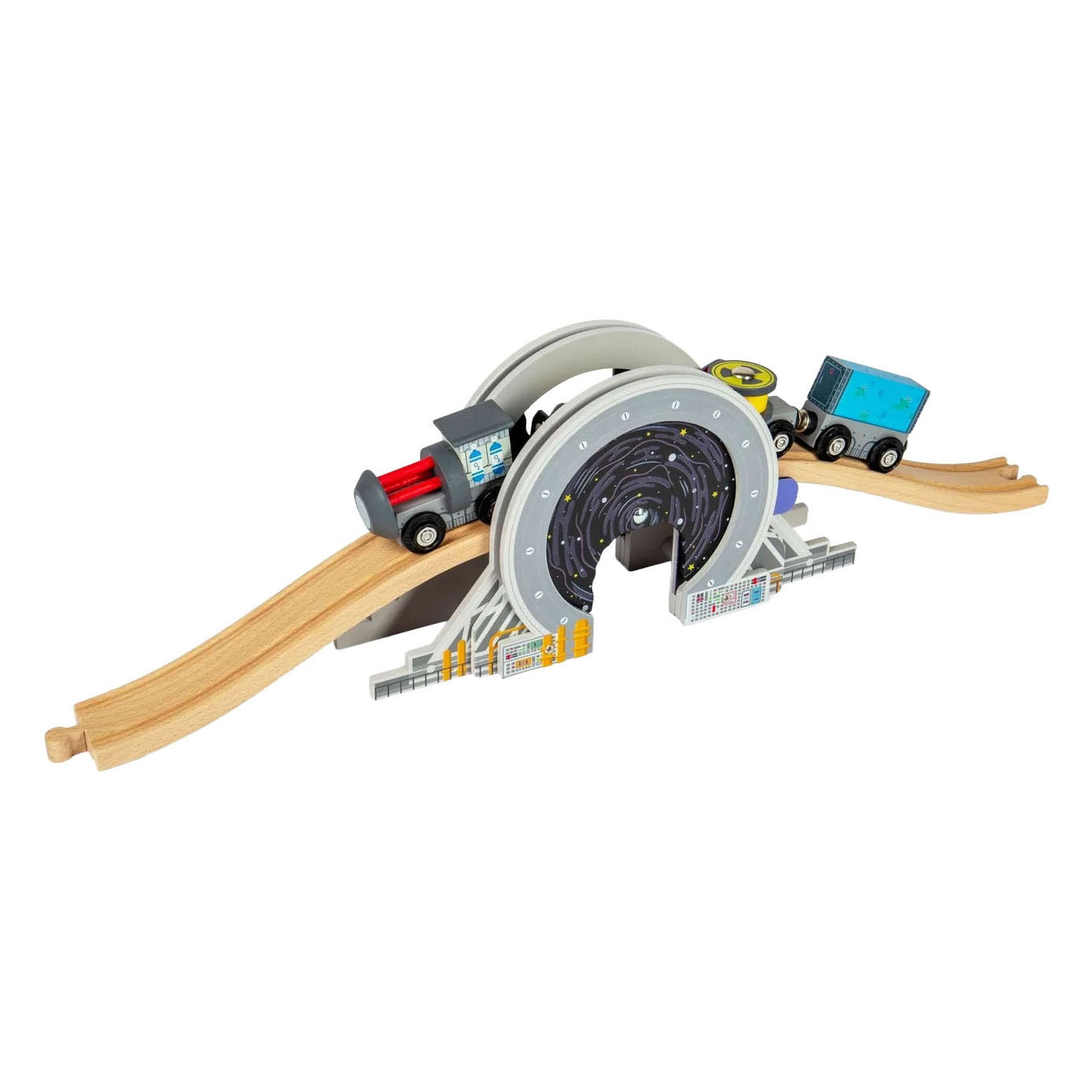 Rambardes en bois Bigjigs - Pont spatial