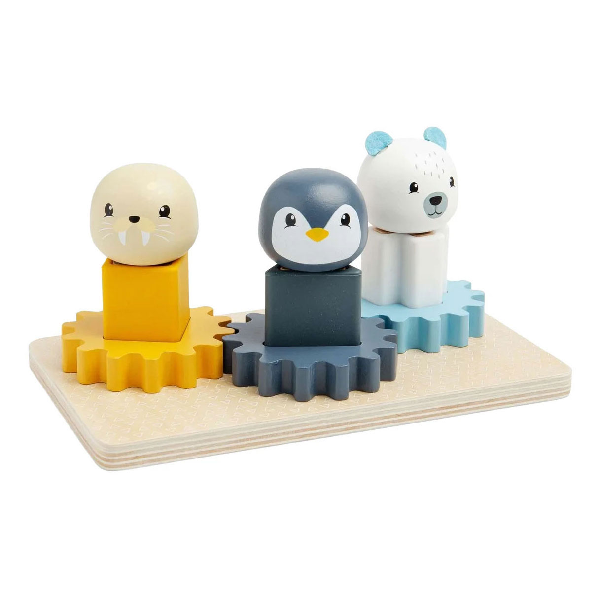 Puzzle en bois Bigjigs Pôle Nord - 10 pièces.