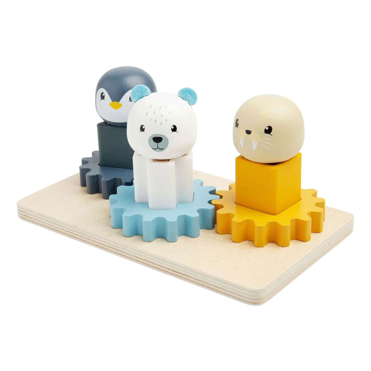 Puzzle en bois Bigjigs Pôle Nord - 10 pièces.