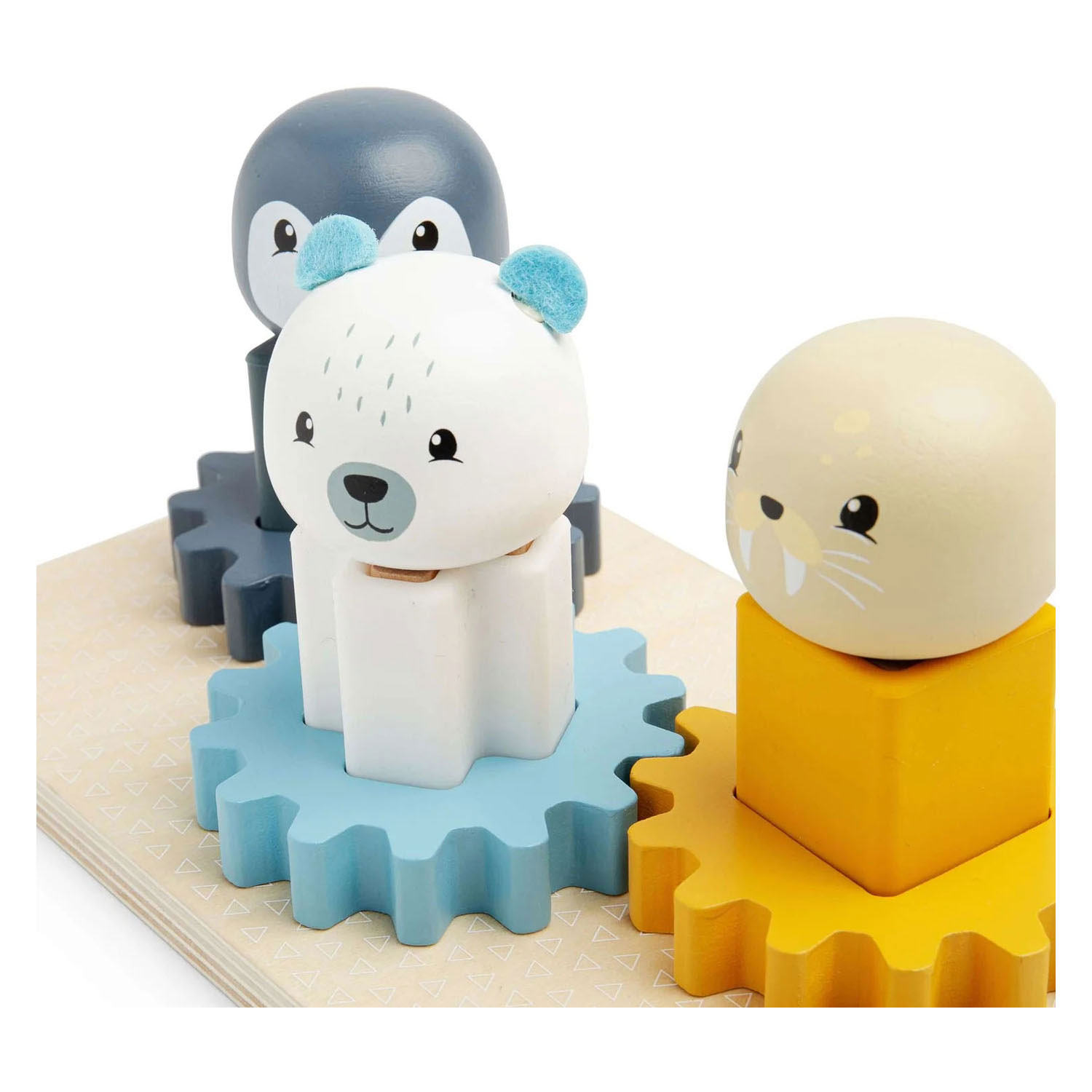 Puzzle en bois Bigjigs Pôle Nord - 10 pièces.