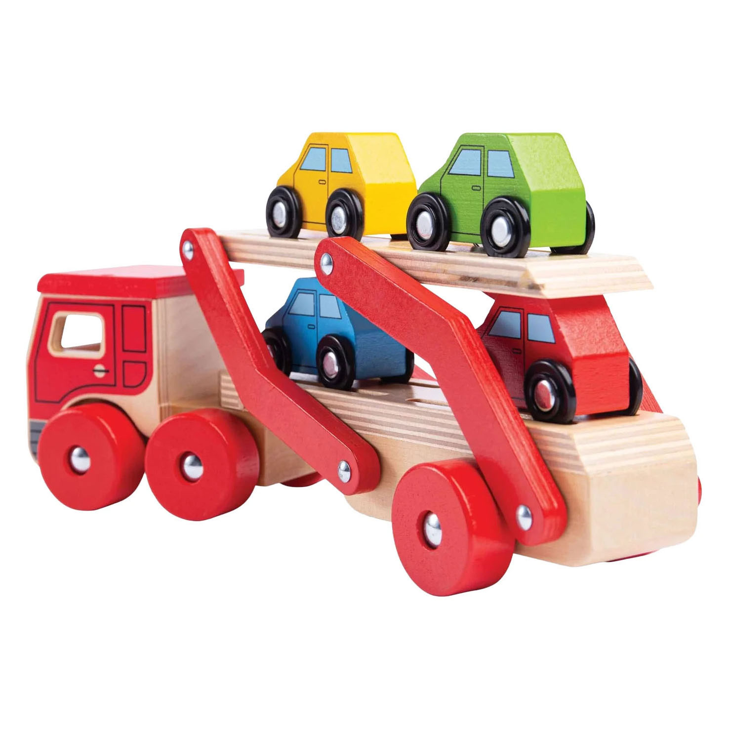 Bigjigs Houten Auto Vrachtwagen