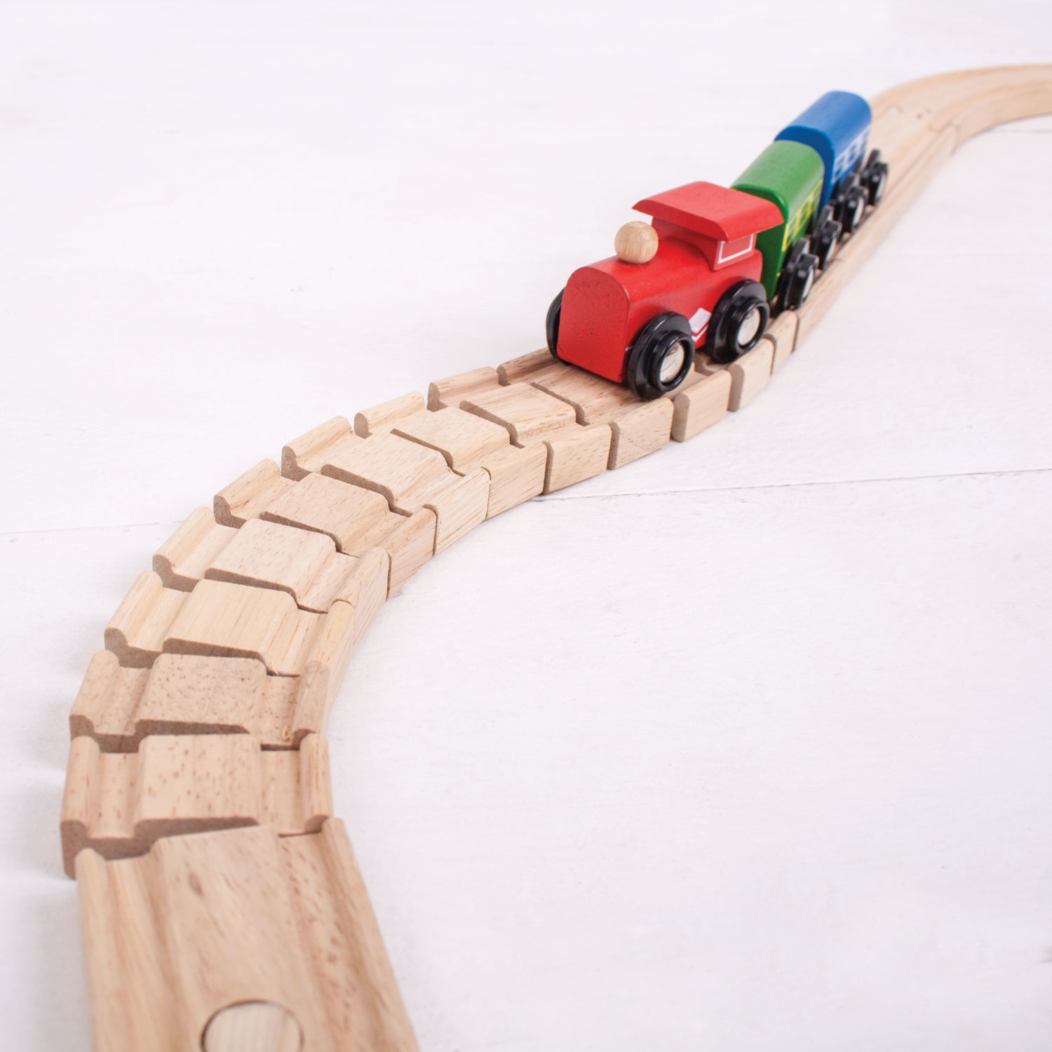 Houten Rails - Flexibel, 2st. kopen | Lobbes Speelgoed
