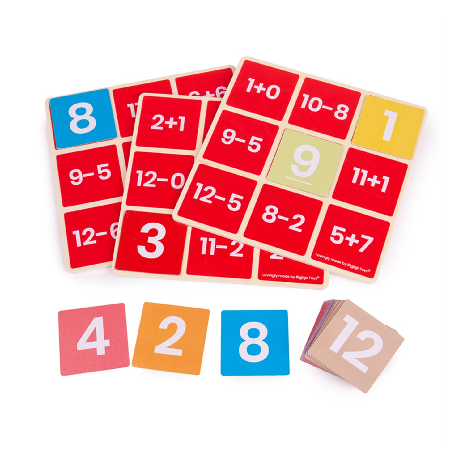 Bigjigs Addition et soustraction Math Bingo Game