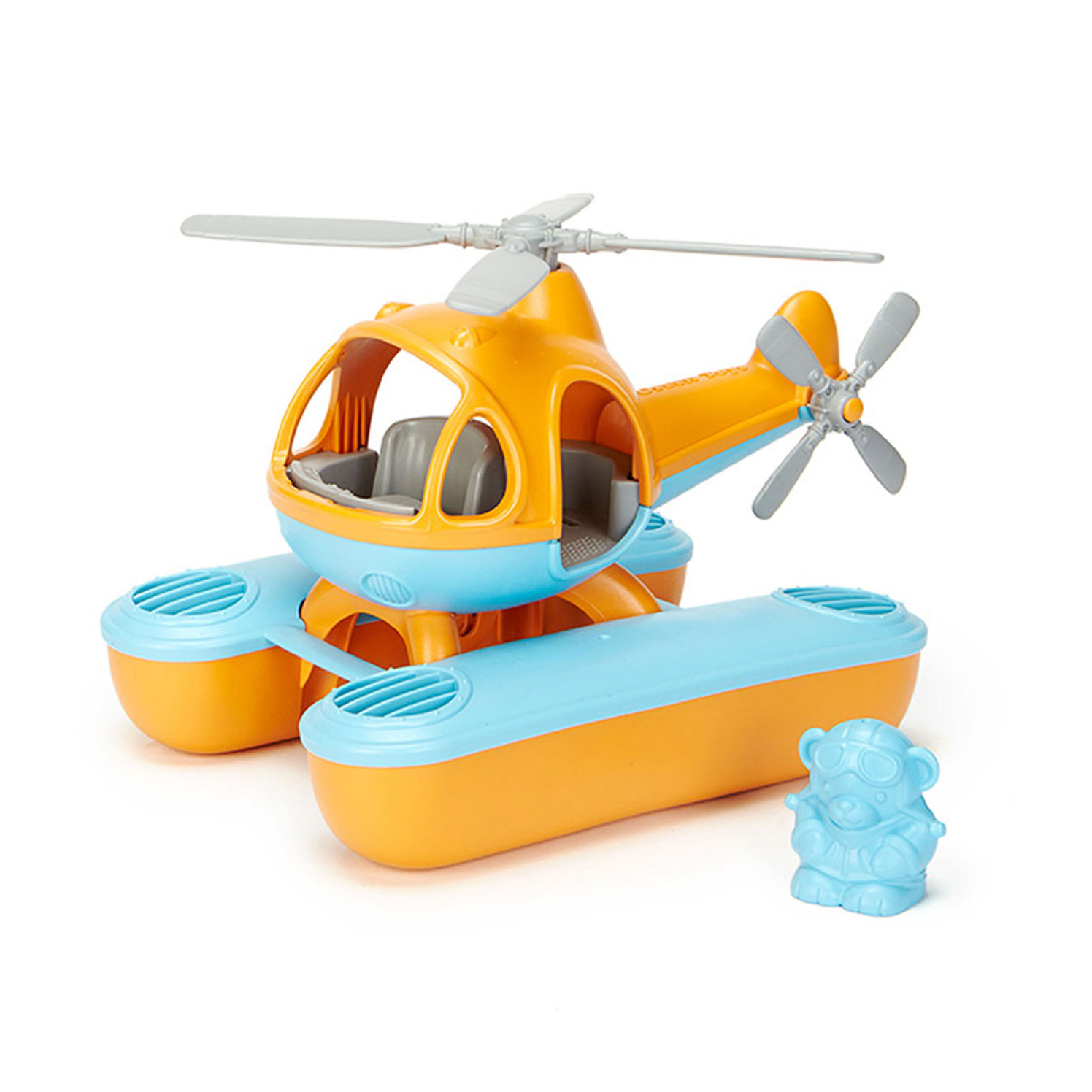 Green Toys Hélicoptère de Mer Orange