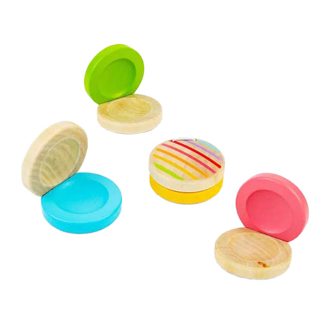 Bigjigs Castagnette en Bois Couleur