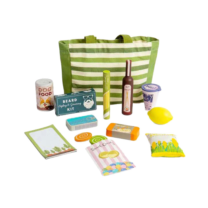Coffret de jeu de courses en bois Bigjigs , 17 pièces.