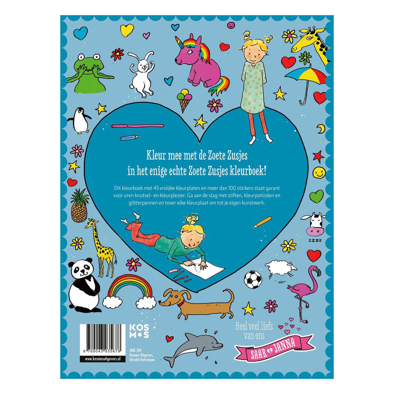 Das Malbuch „Die süßen Schwestern“