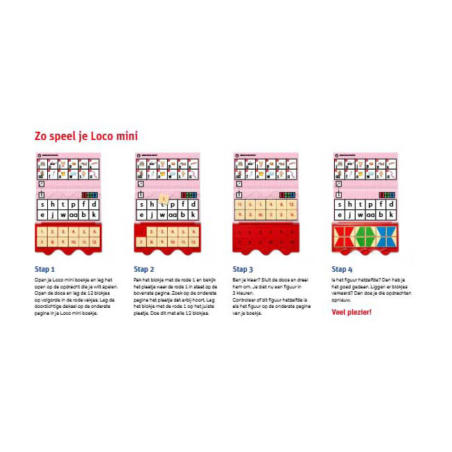 Loco Mini Die süßen Schwestern spielen mit Buchstaben | 4-6 Jahre