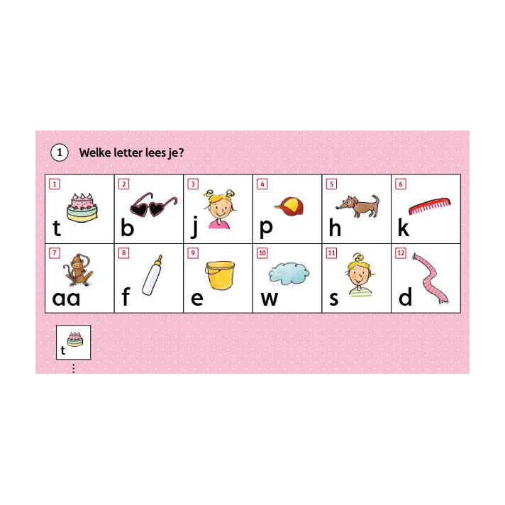 Loco Mini Die süßen Schwestern spielen mit Buchstaben | 4-6 Jahre