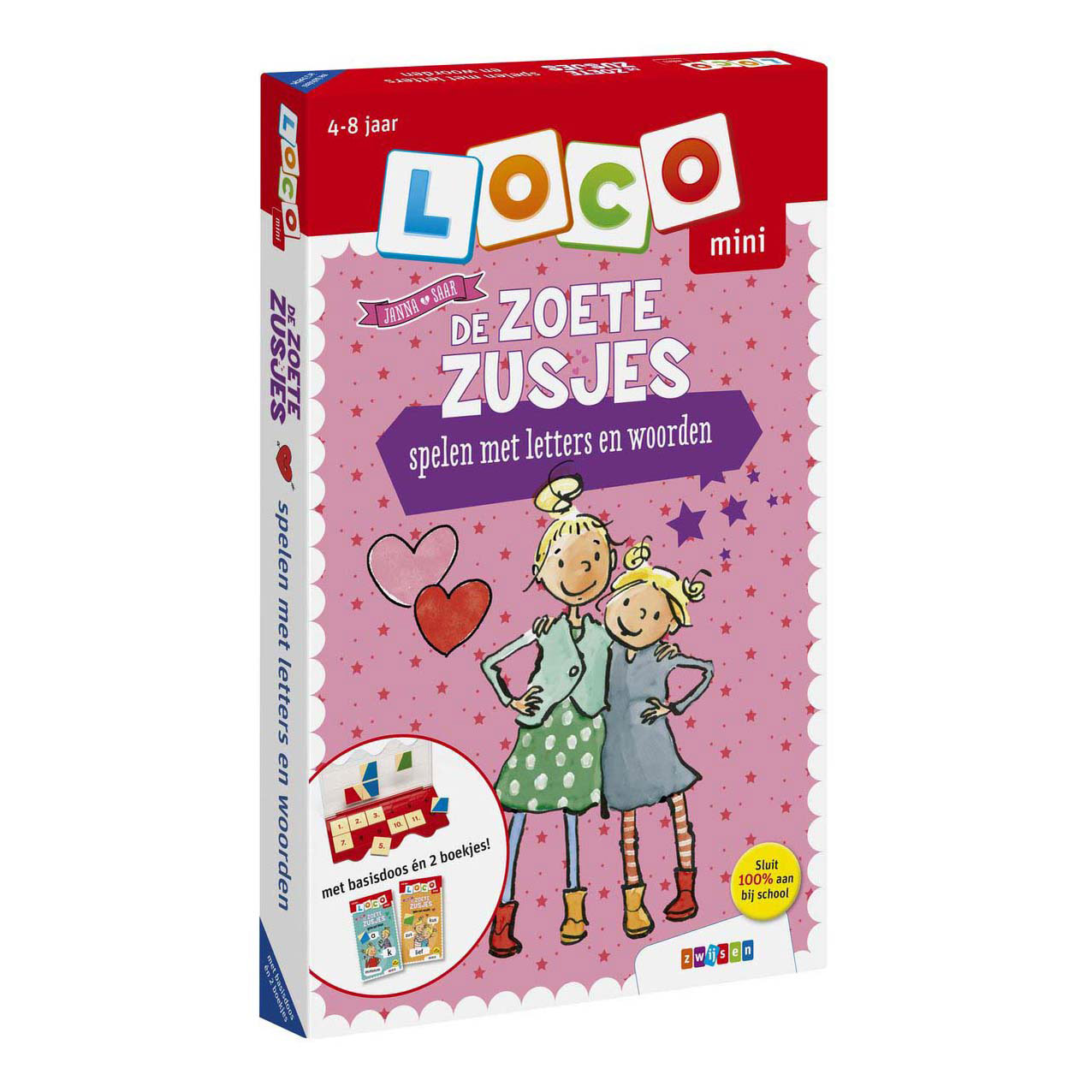 Loco mini Die süßen Schwestern spielen mit Buchstaben und Wörtern (4-8 Jahre)