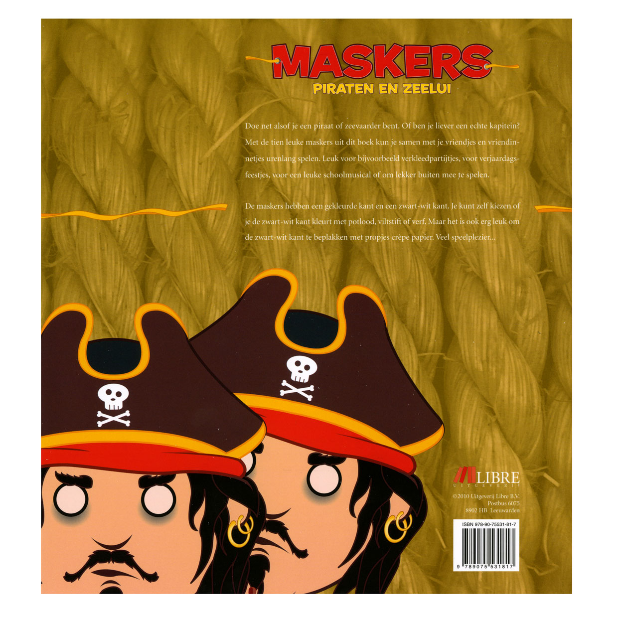 Masques : Pirates et marins