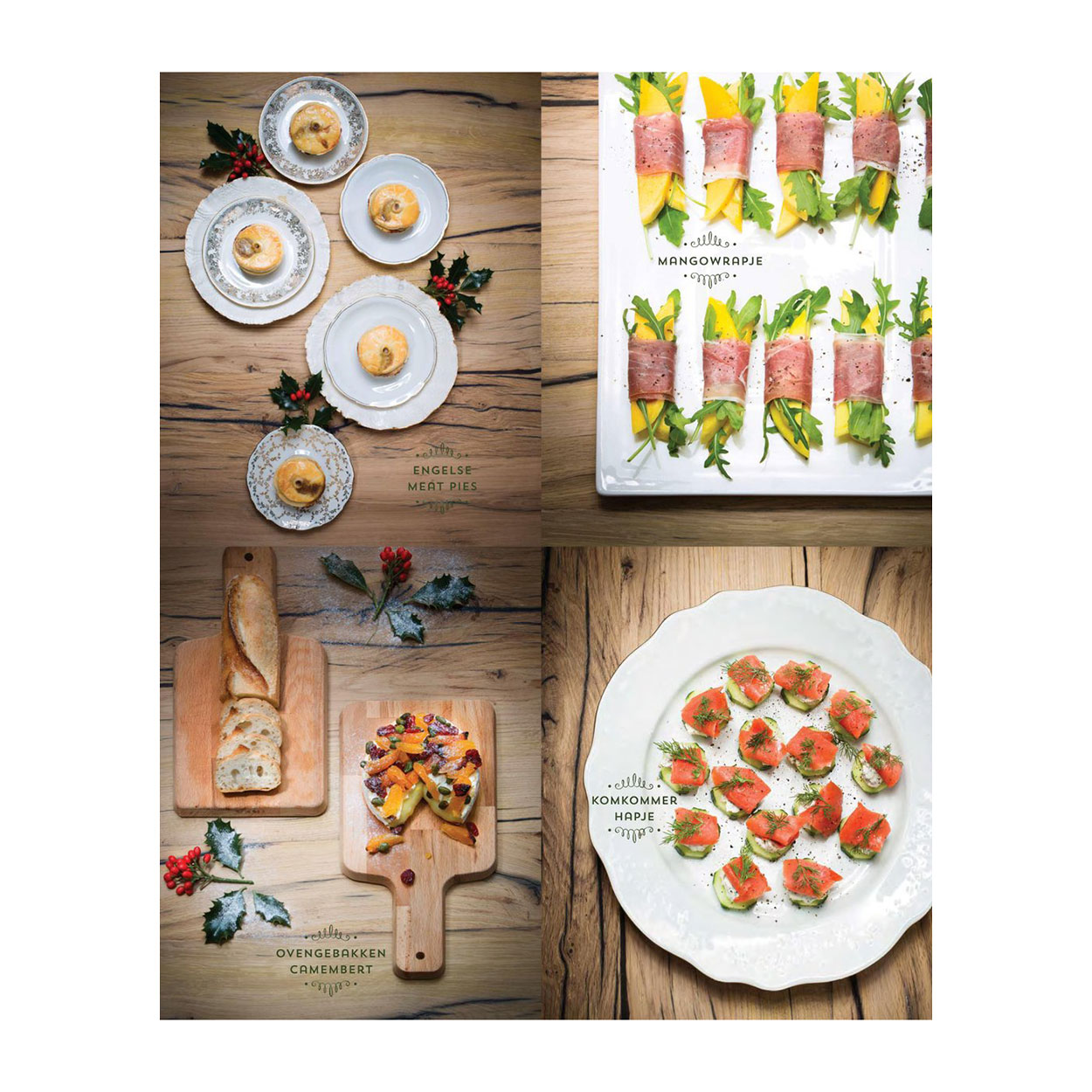 vegetarische kerstgerechten