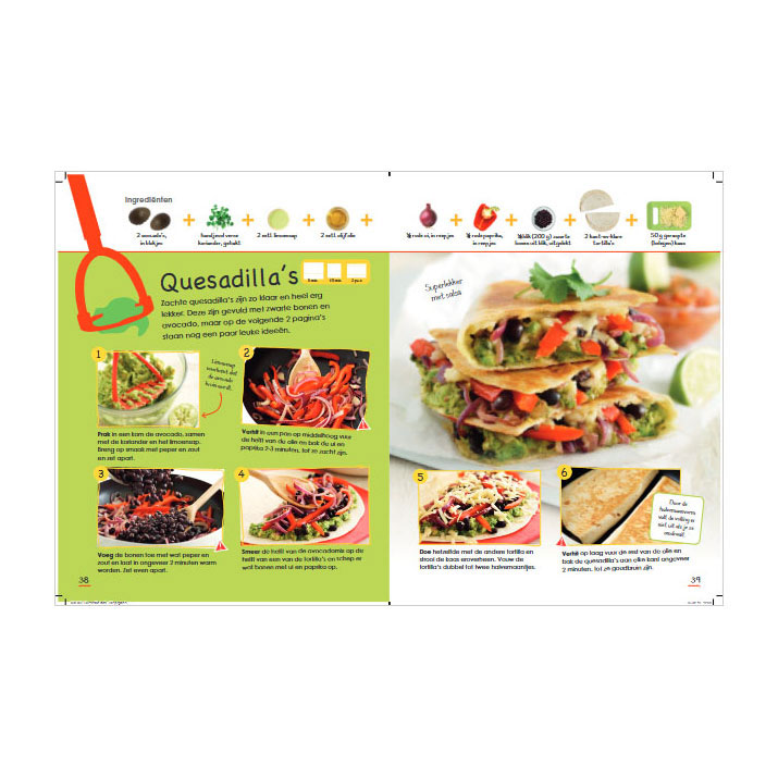 Het vegetarische kinderkookboek