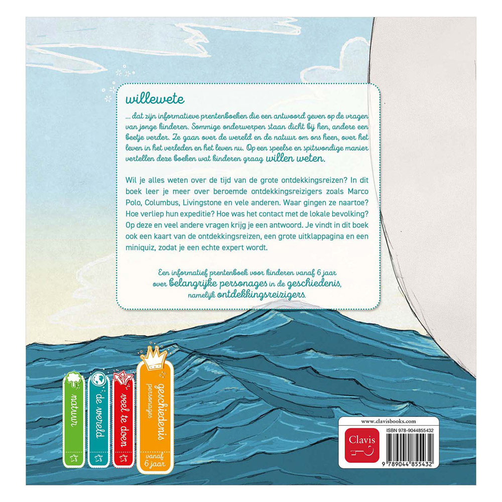 Ontdekkingsreizigers Prentenboek