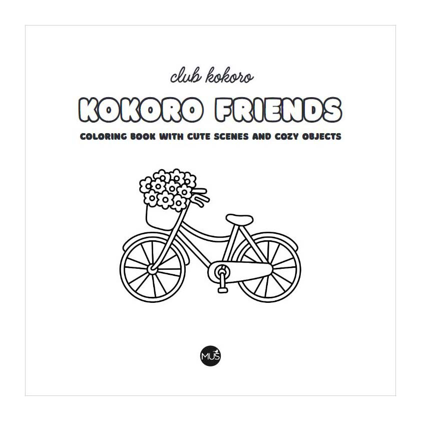 Kokoro Friends - Livre de coloriage