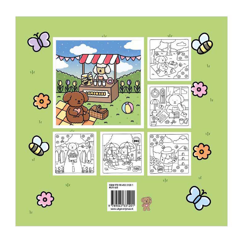 Kokoro Spring - Livre de coloriage
