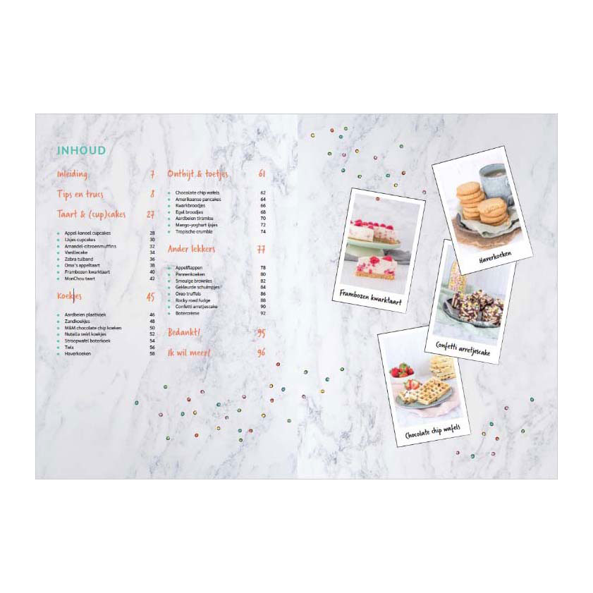 Livre de recettes de pâtisserie pour enfants de Laura's Bakery