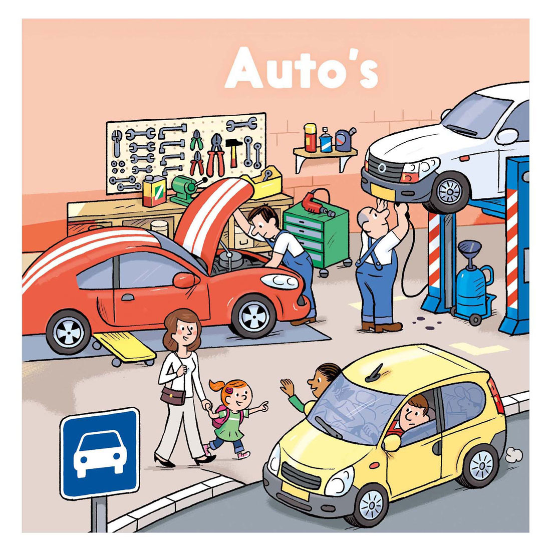 Livre pour enfants sur les voitures