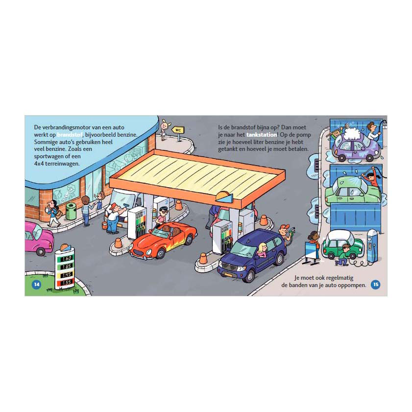 Livre pour enfants sur les voitures