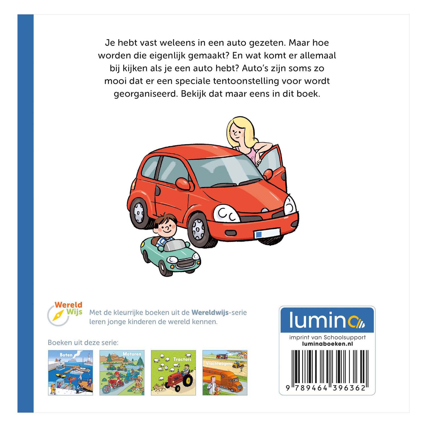 Livre pour enfants sur les voitures