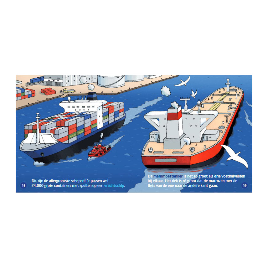 Livre pour enfants sur les bateaux