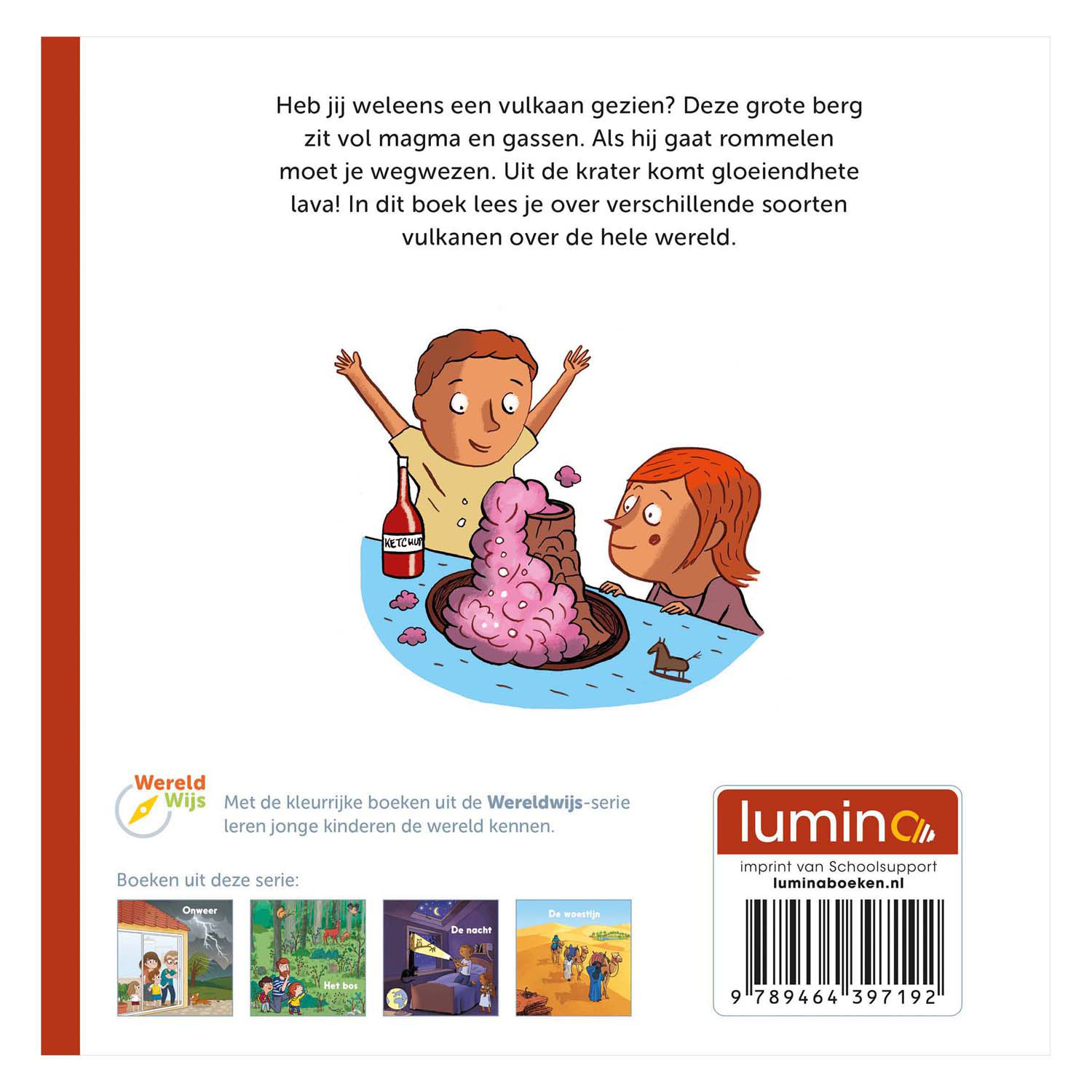 Livre pour enfants sur les volcans