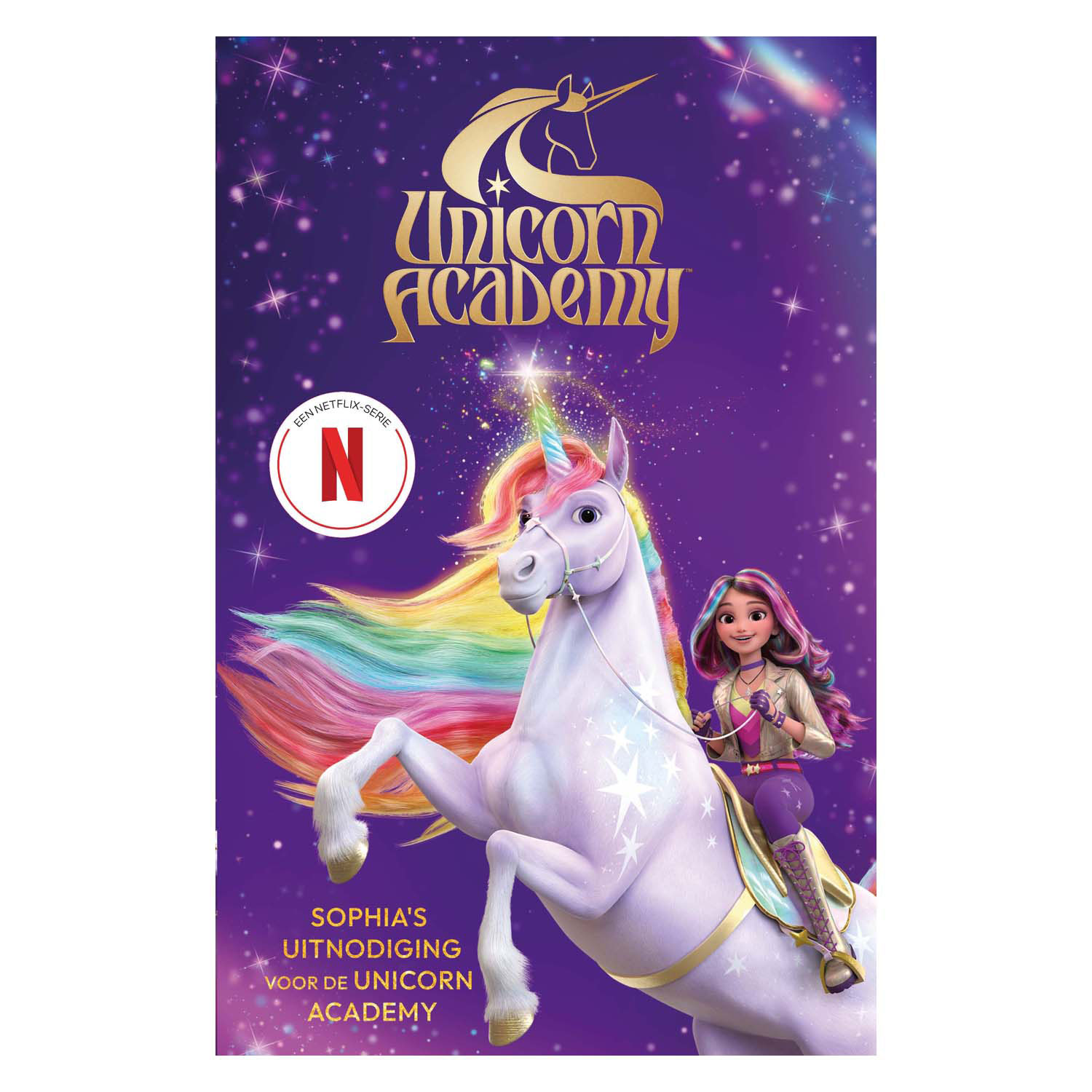 Sophia's uitnodiging voor Unicorn Academy