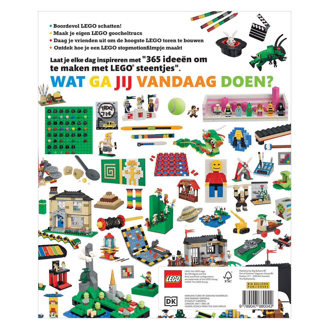 366 ideeen om te maken met LEGO steentjes