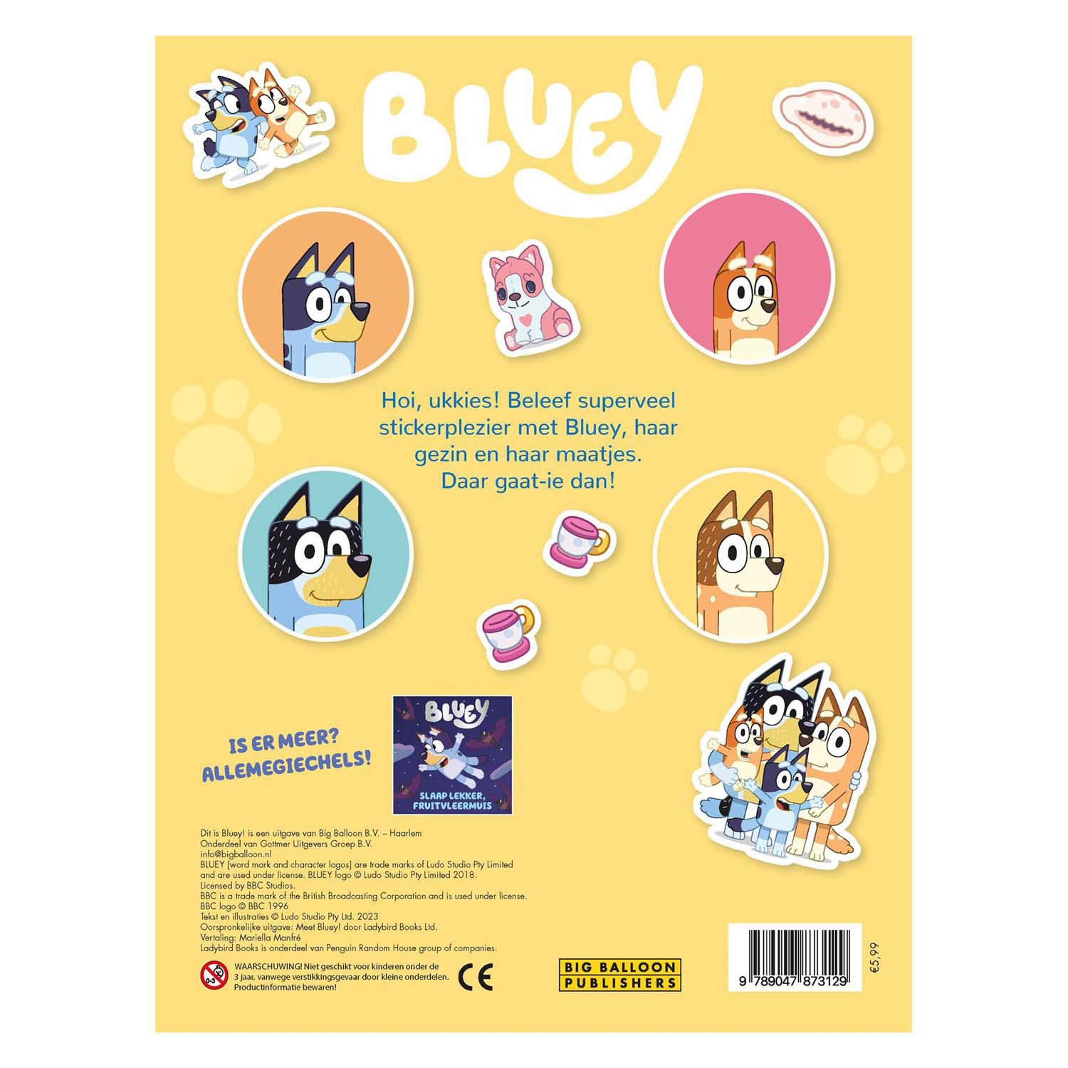 Dit is Bluey! Sticker- en Spelletjesboek