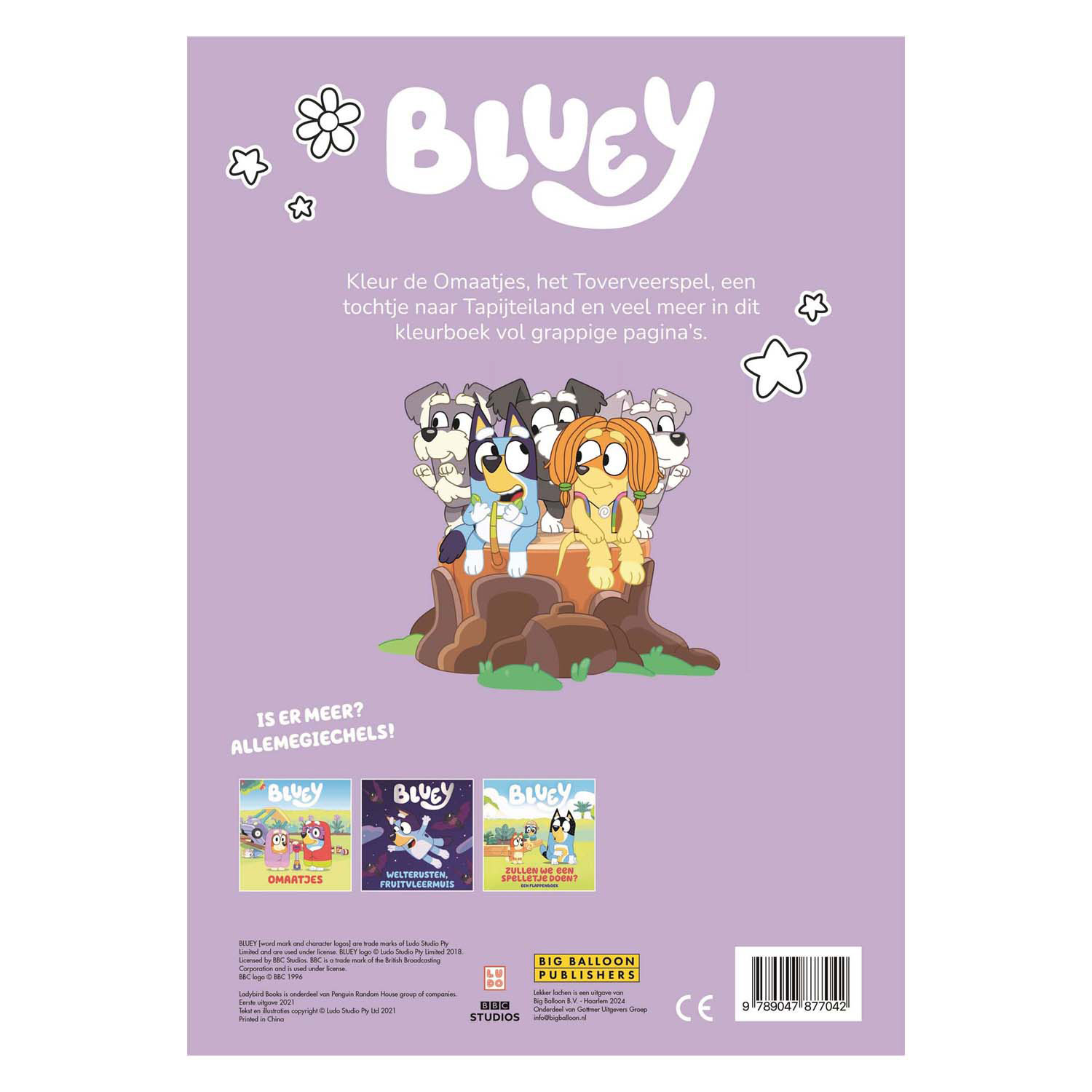 Bluey Viel Spaß beim Lachen Malbuch