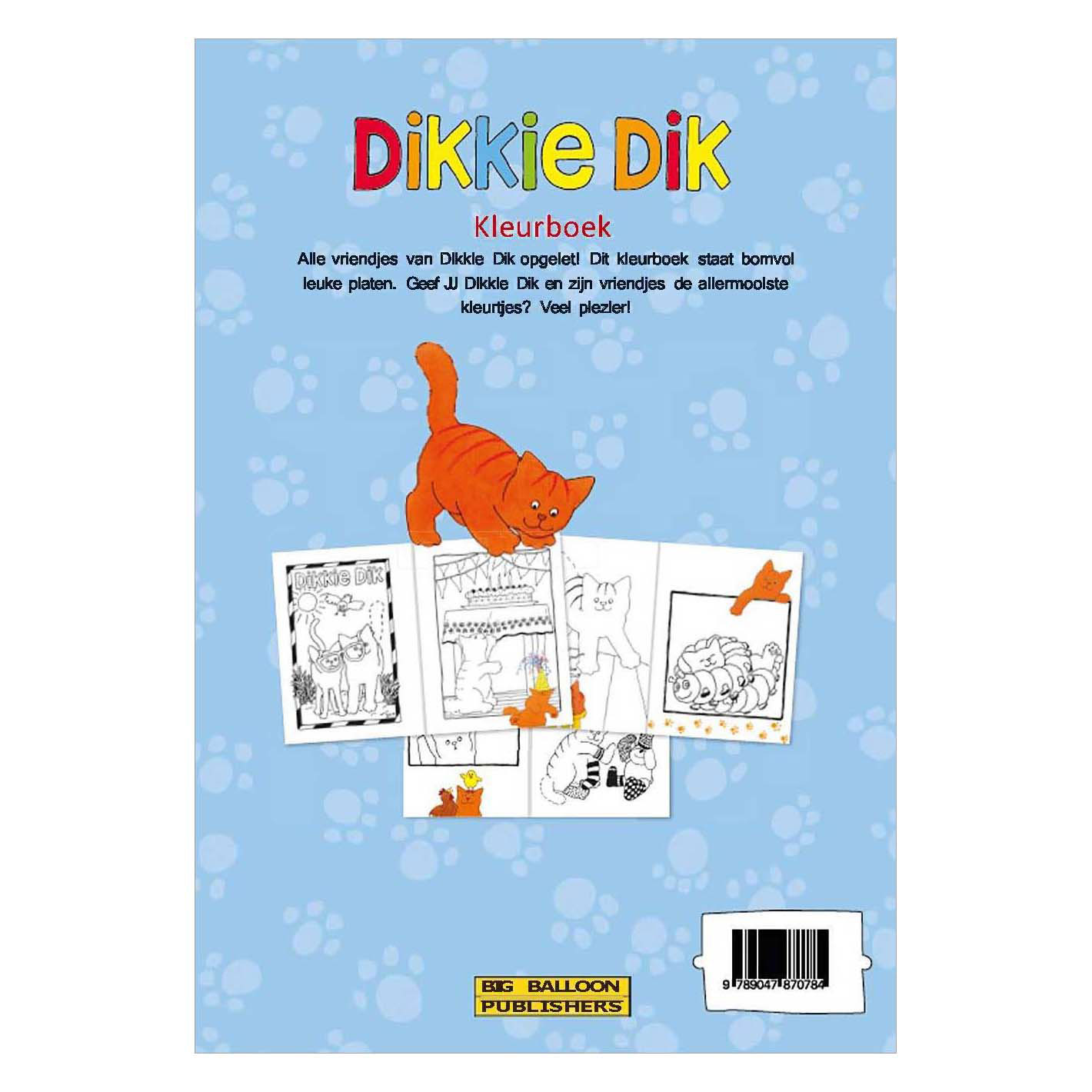 Dikkie Dik - livre de coloriage