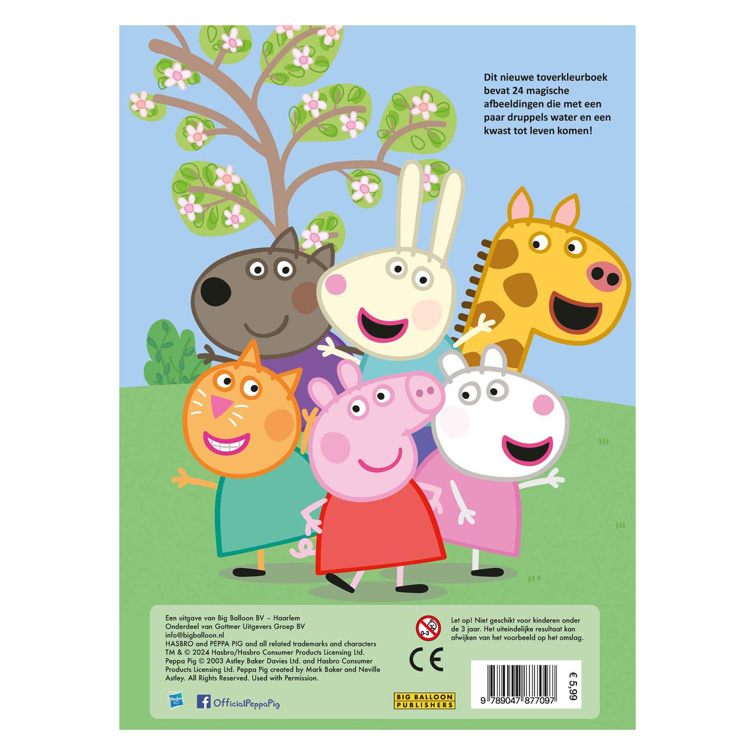 Livre de coloriage magique Peppa Pig