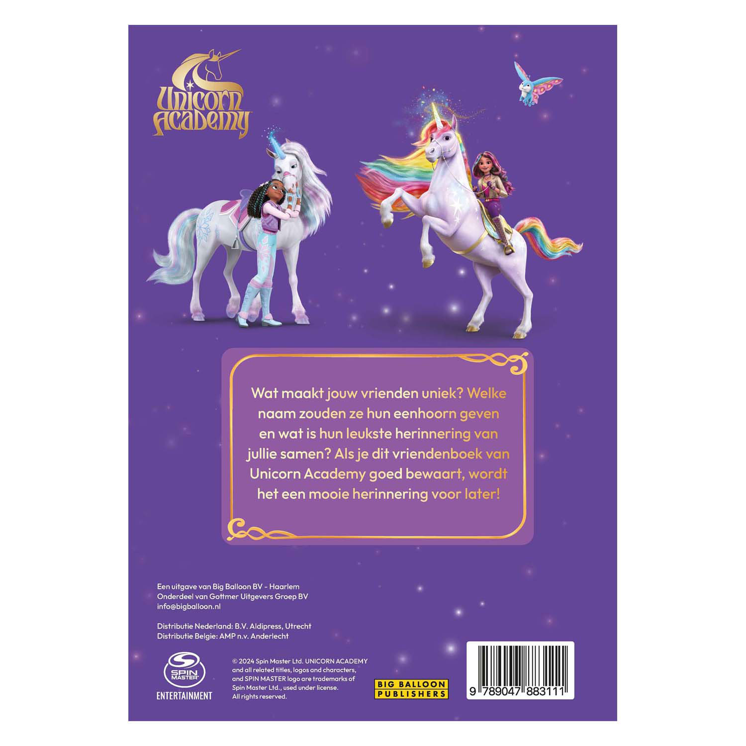 Magisch vriendenboek van Unicorn Academy