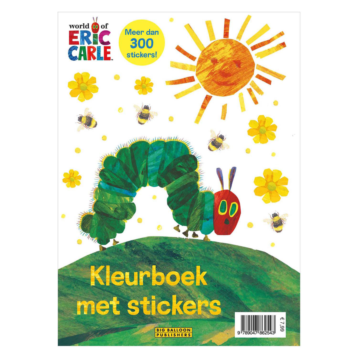 Le monde d'Eric Carle - Livre de coloriage avec autocollants