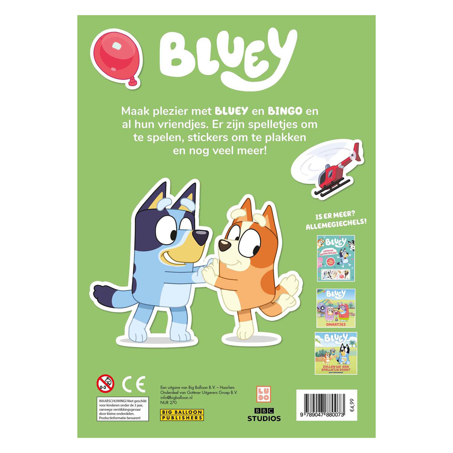 Bluey en haar vriendjes Sticker Doeboek
