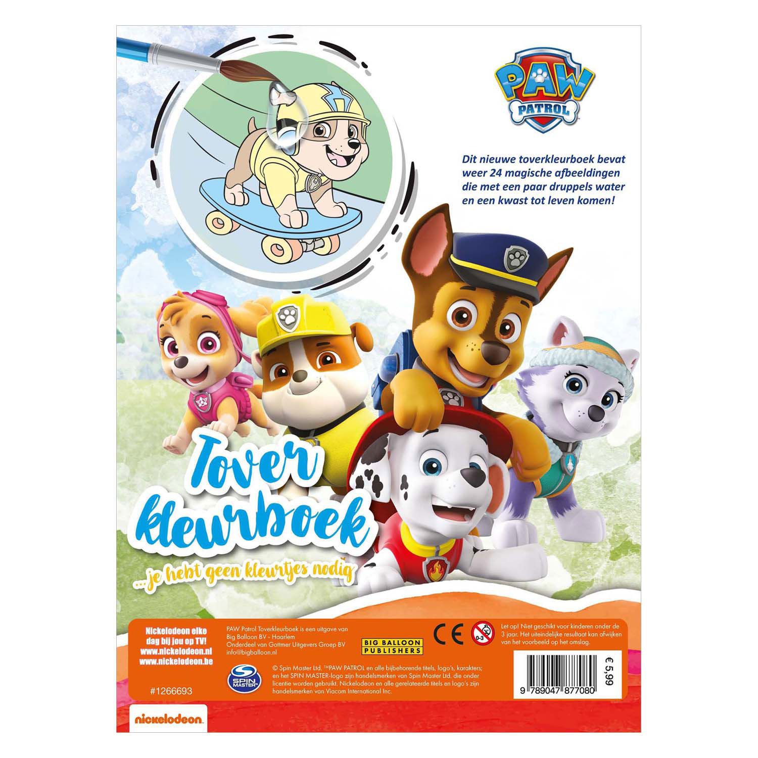 Toverkleurboek van PAW Patrol
