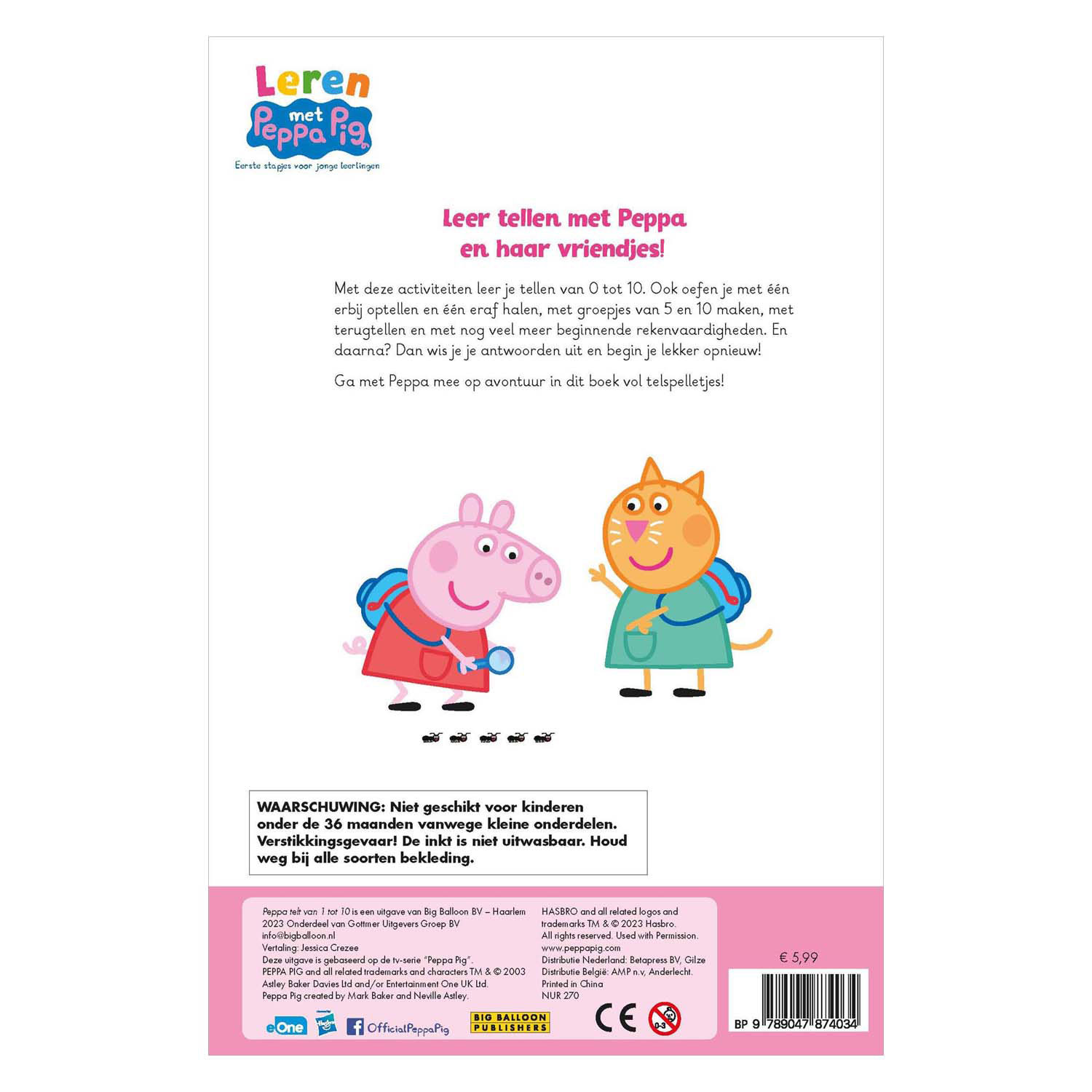Peppa telt van 1 tot 11