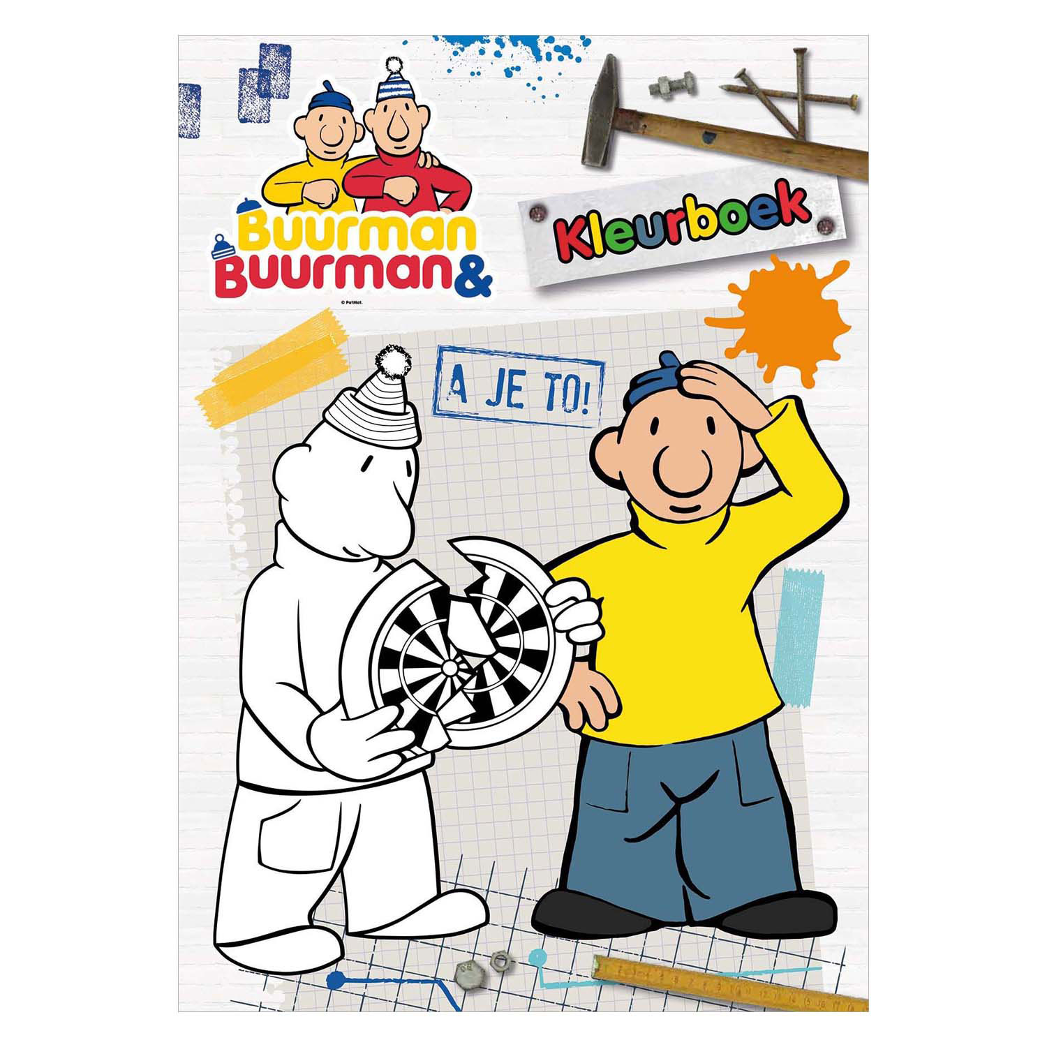 Livre de coloriage Pat et Mat