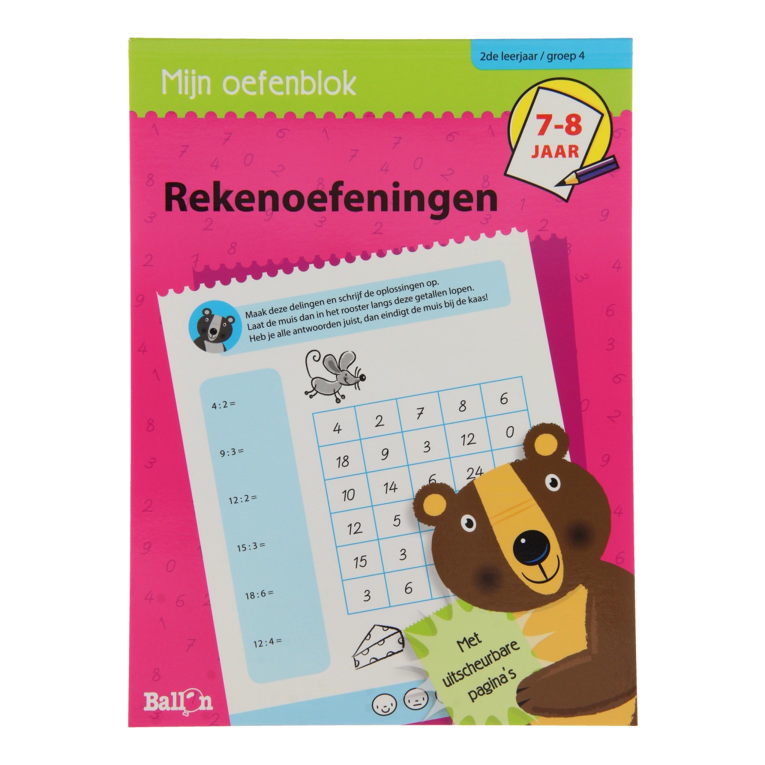 Mijn Oefenblok - Rekenoefeningen (7-8 jaar)