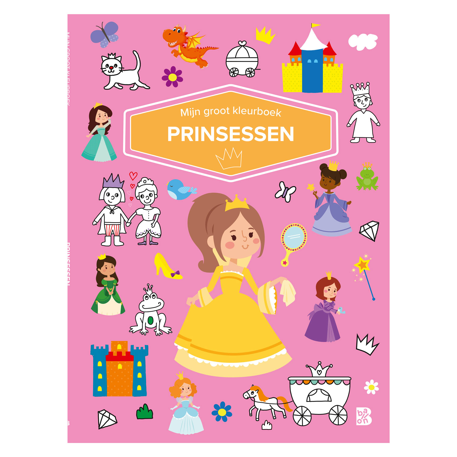 Mon grand livre de coloriage - Princesses