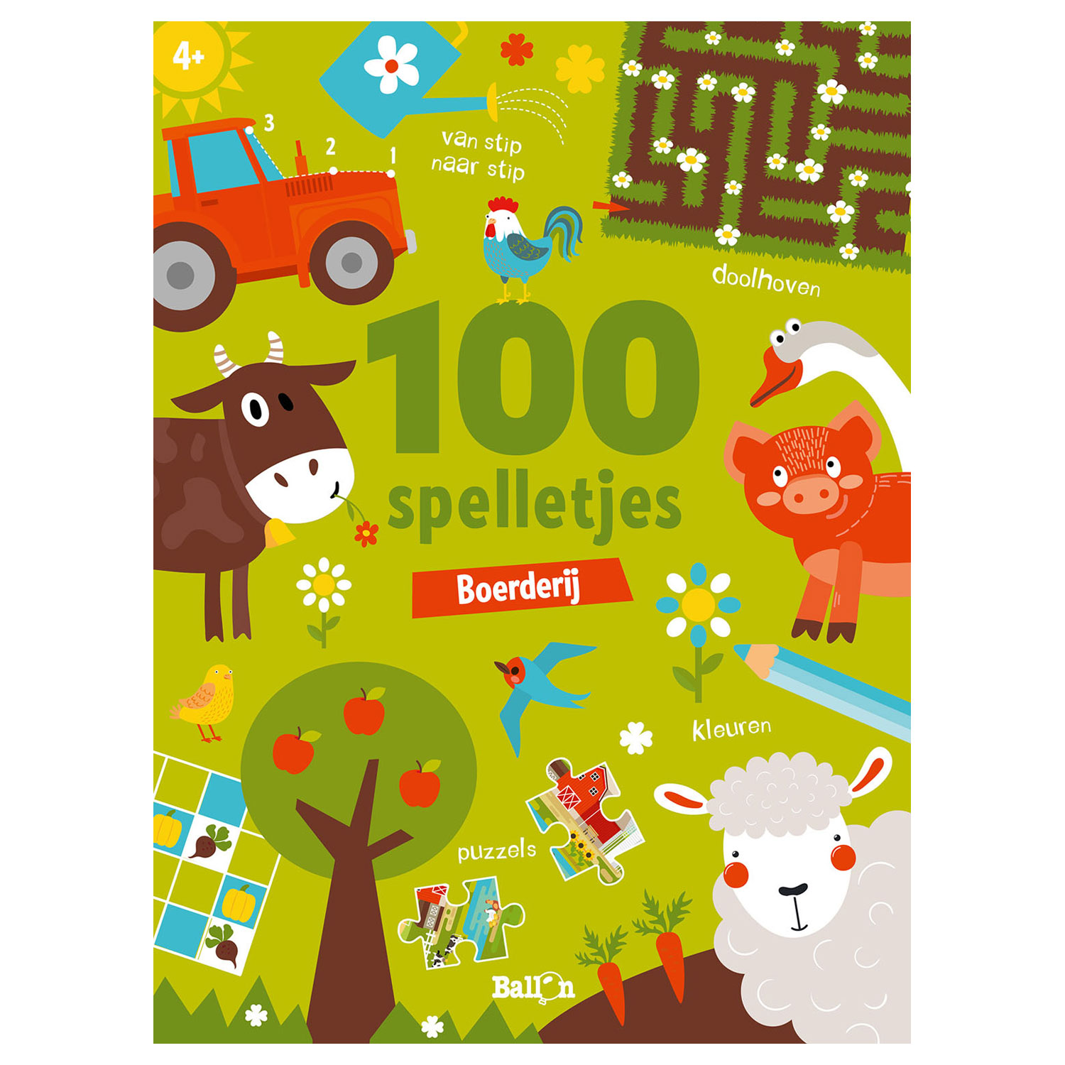 kas Middellandse Zee concert 100 Spelletjes en Puzzels - Boerderij (4+) online ... | Lobbes Speelgoed
