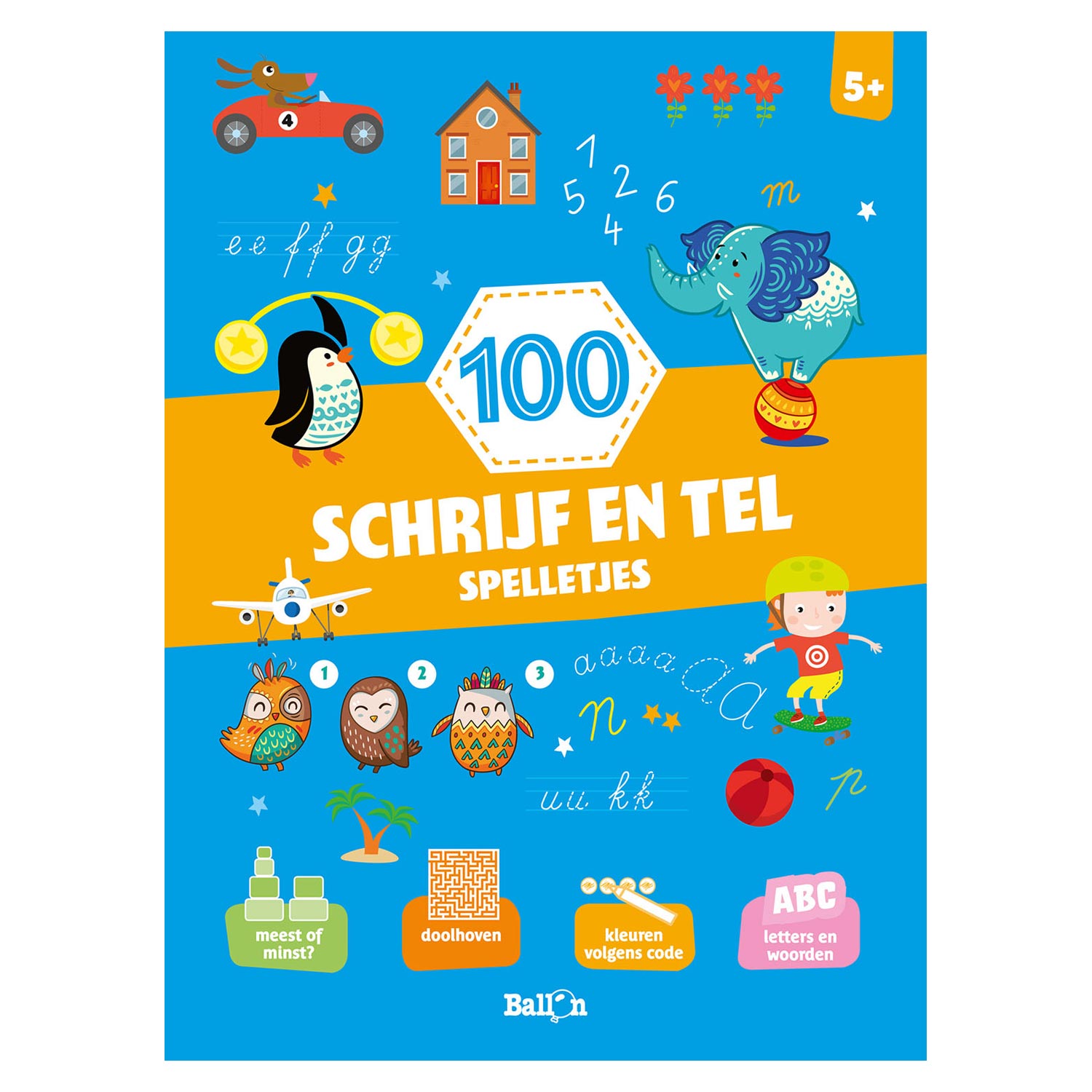 Ongelofelijk span Oost 100 Schrijf- en Tel Spelletjes (5+) online kopen? | Lobbes Speelgoed
