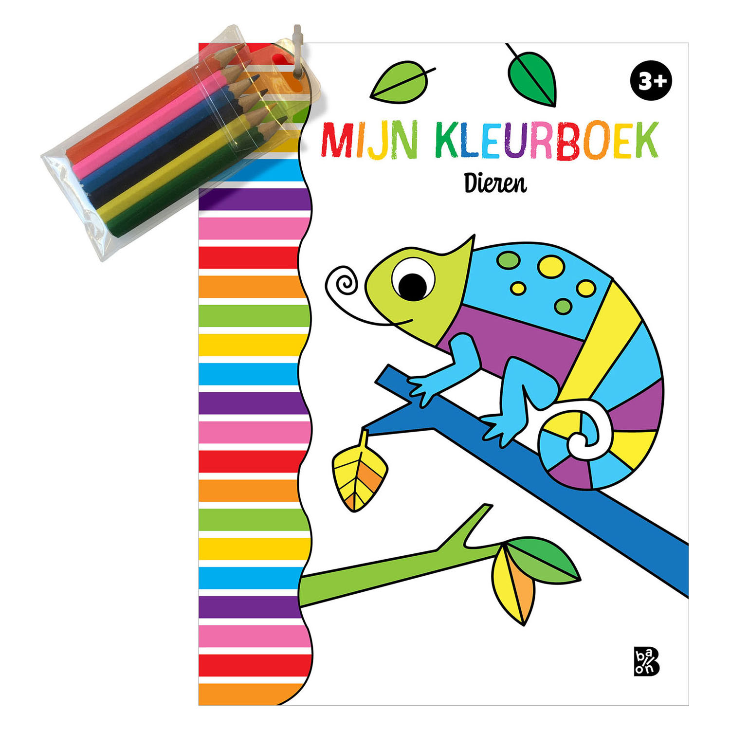 Malbuch mit Bleistiften - Tiere
