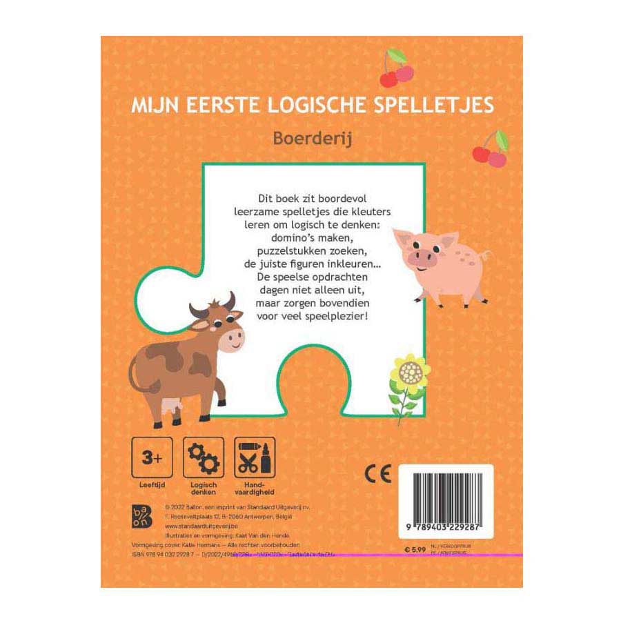 Mijn eerste logische spelletjes 3+ - Boerderij