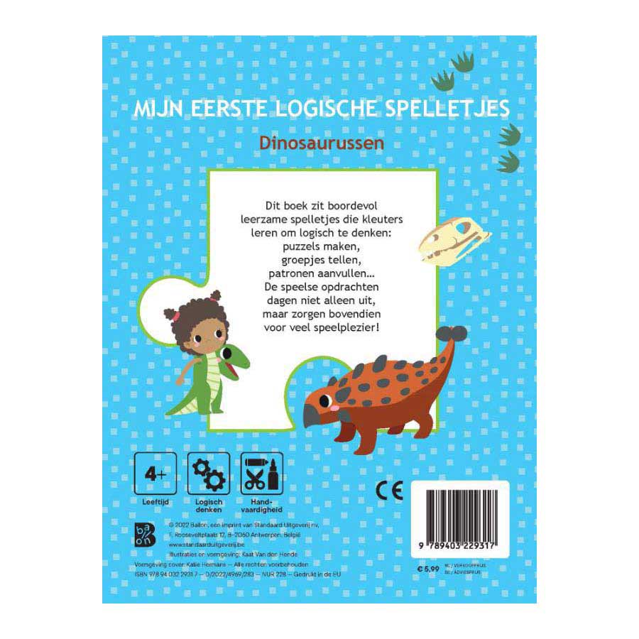 Mijn eerste logische spelletjes 4+ - Dino's